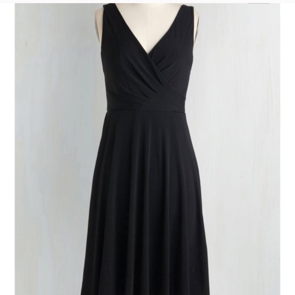 ModCloth black a-line dress